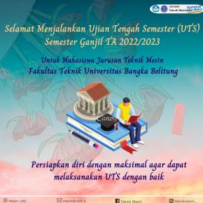 Selamat melaksanakan UTS Semester Ganjil 2022/2023